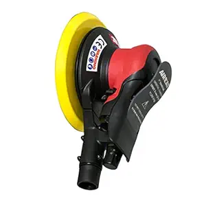 AIRCAT 6700-6-336CV 6 Central Vacuum Palm Sander 3/16 Orbit, Small, Red/Black