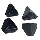 Kunststoff-Eckenschutz, Kartonverpackung, Eckenschutz, Rahmen-Eckenschutz für Express-Lieferung, Umzug und Lagerung, Schwarz (80 mm, 40 Stück)