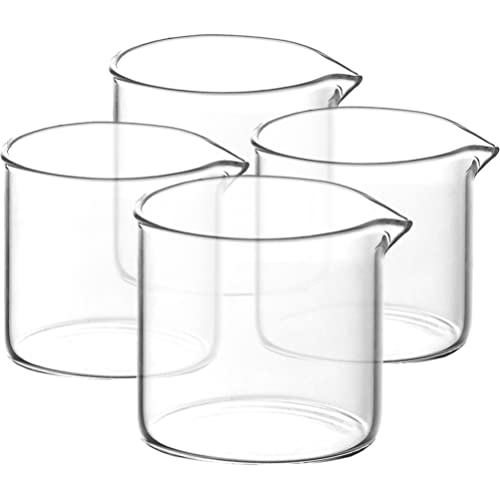 Pichets En Verre Lot De 4 Pichet À Sauce Tasse À Expresso Pour Café