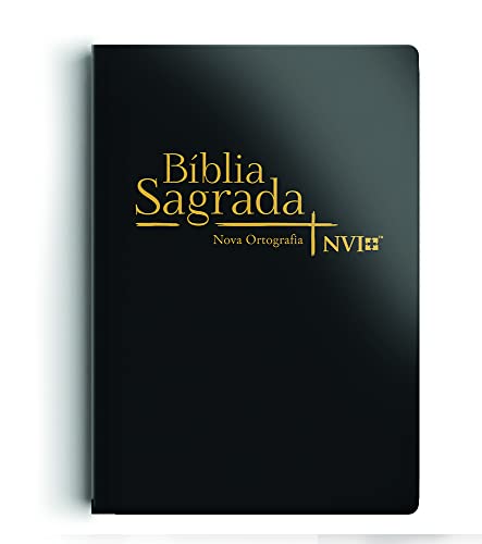 Bíblia NVI – Semi luxo – letra normal – preta: