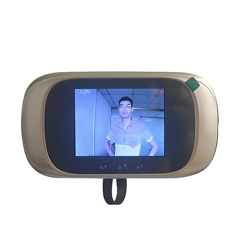 Timbre inalámbrico digital y visor de cámara exterior para mirilla de puerta 4