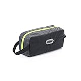GOX Travel Toiletry Bag Ultra-Light Cosmetic Bag Large-Capacity Portable Makeup Pouch(Black)