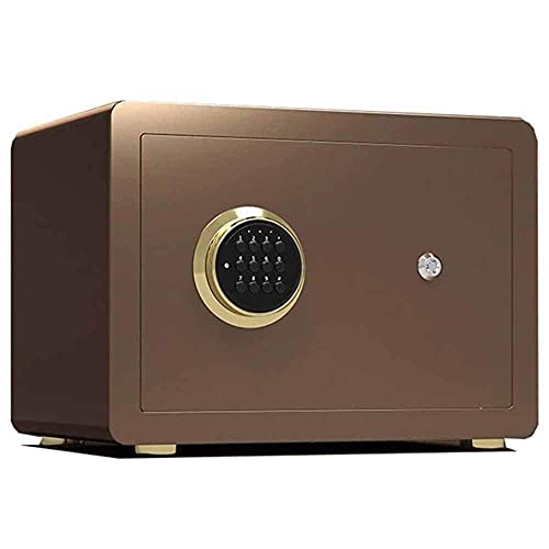 Verrouillage de maison électronique en acier avec clavier numérique marron