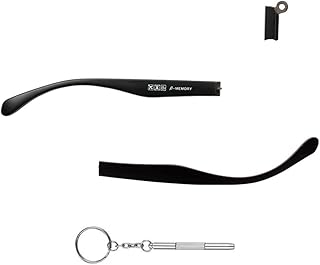 QYAJS Glasses Repair Replacement Temple Eyewear TR 90 Frame Arms and 3-in-1 Screwdriver (Temple Arms Width 9.5mm Conjoined)
