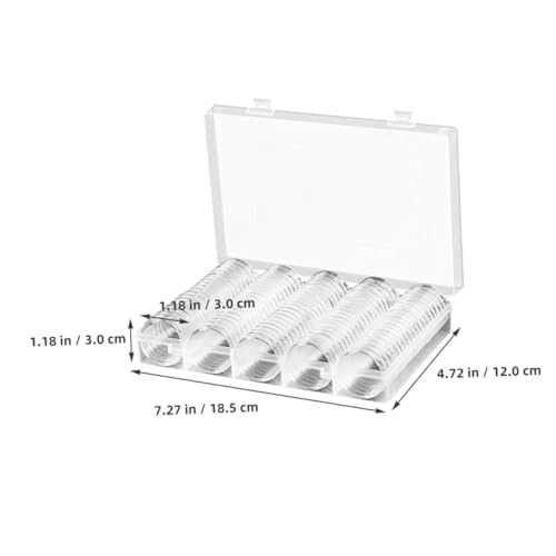 Boîtes de protection pour dollar capsules de rangement transparentes - 2