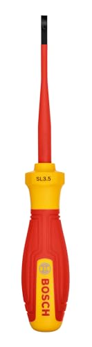 Tournevis VDE BOSCH SL35x75 Isolé jusquà Manche ergonomique Embout plat - vue 5