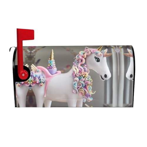 Unicorn Accessories - Custodie magnetiche per cassette postali, decorazione unica per la cassetta delle lettere di dimensioni standard