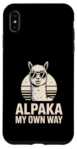 Cool Alpaka �}�C�I�E���E�F�C ���g�� �A���p�J �T���O���X �X�}�z�P�[�X iPhone XS Max �p