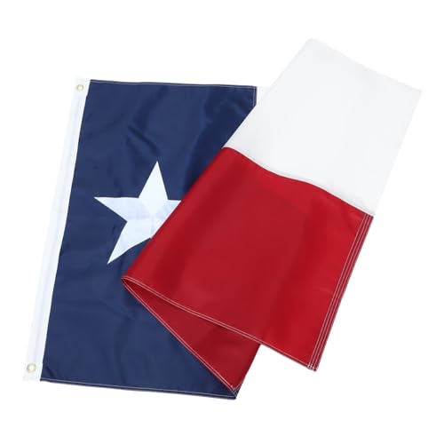 Drapeau du Texas brodé polyester résistant extérieur intérieur décoration Abaodam 90x150