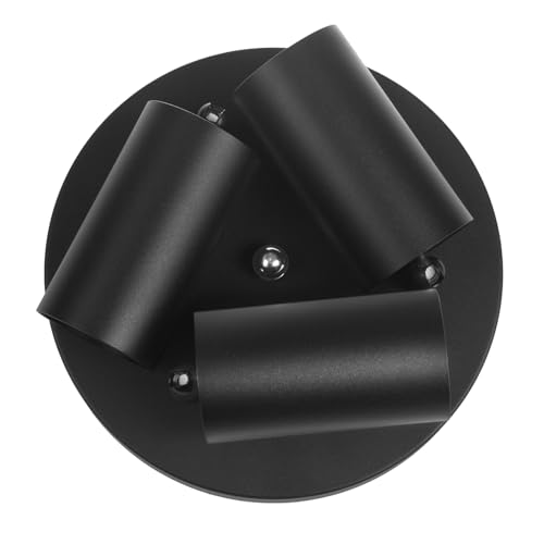 Plafonnier spot mobile Maclean MCE362 B noir mat 3xGU10 en aluminium design - 4