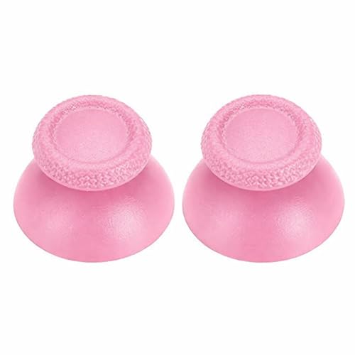 Image of Replacement Joystick Analog Caps for PS5 Controller | Anti-Slip Thumb Grips Cover Stick | Thumbstick Caps for PlayStation 5 DualSense Gamepad (Pink)