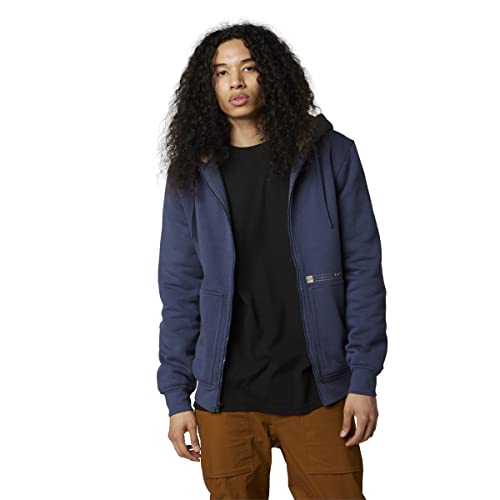 Fox Racing Geology Sasquatch Mens Zip Up Lined Hoody Deep Cobalt XL