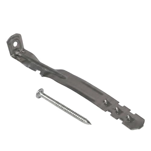 Image of [FIXINGS DIRECT] Advanced Timber Frame Wall Ties A2 Stainless Steel, Brick to Timber - T/T Ties with Nails, 250 Pack (75mm Cavity (250x) + Nails)