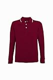 kappa shirt langarm Personalisierte Knöpfe und gesticktes Kappa Logo