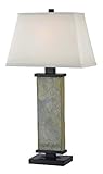 Kenroy Home 21037SL Hanover Table Lamps, Medium, Natural Slate Finish