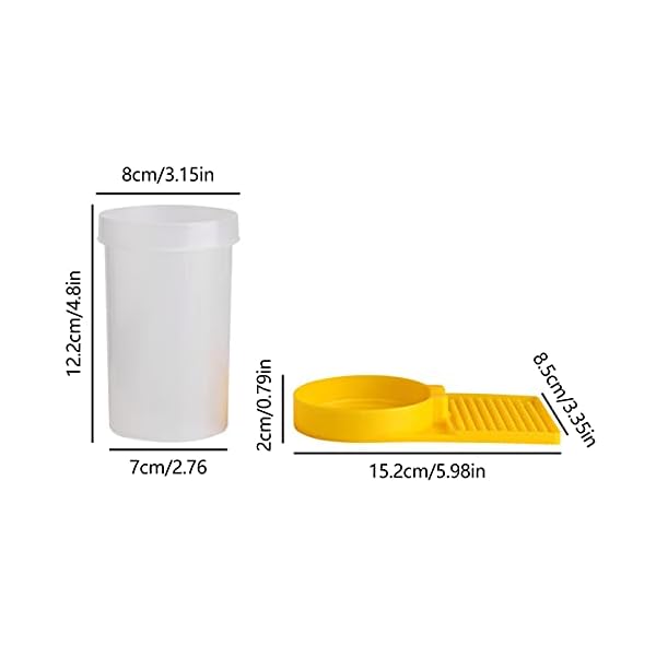 3PCS Bienen Wasser Feeder Bienen Eingang Feeder Flüssigkeit Fütterungsanlage Wasserspender Kunststoff Imkereibedarf… – Bild 3