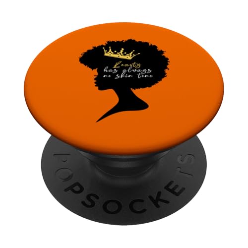 La bellezza della regina africana non ha sempre il tono della pelle Donne PopSockets PopGrip Adesivo