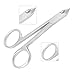 PRECISE CANADA Cuticle Nipper Scissors Style,cuticle Clipper, Nail Clipper,with Scissors Style,mini Clipper/nipper -half Jaw