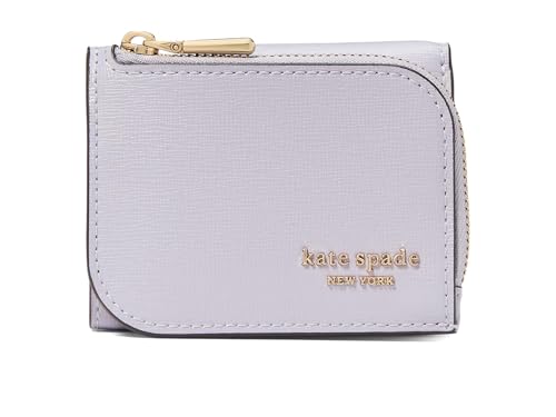 Kate Spade New York Women's Devin Trifold Wallet, Lavender Cream, One Size