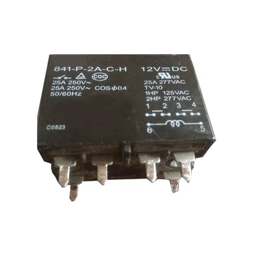 Relé P-2A-B-C-H 24V DIP-6 microinterruptor electromecánico de 6 pines
