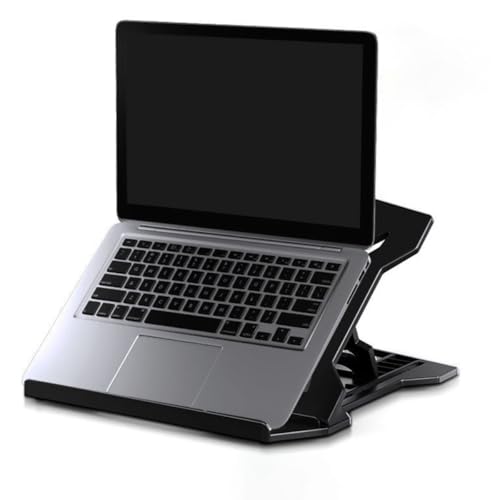 Base ergonómica plegable para laptop ajustable negra miniatura 3