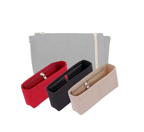 LinerLink Bag Organizer for YSL Kate Reversible Bag (28,5L x 20H x 6D cm)(Black, Style A: Exposure)