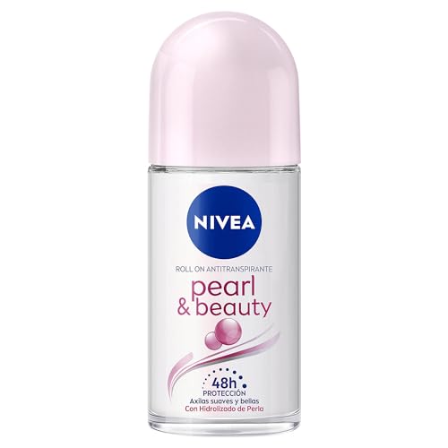 Nivea Pearl & Beauty Roll-On, desodorante para mujer, 50 ml...