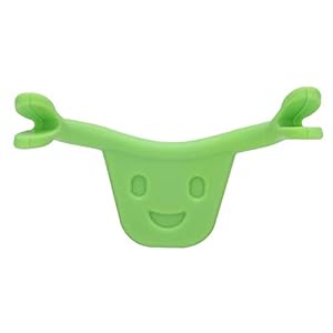 Smile Corrector, Face Trainer Facial Smile Beauty Maker Trainer Forming Mouth Exerciser Training Mouth-shape Exercise Device for Lip Tattoo(Green)