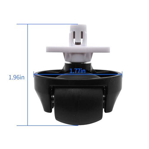 Ulimymei Roda dianteira compatível com Robotock S7, S7+, S7 MaxV, S55 Max, S6 Pure, S6 MaxV, S8, S8+
