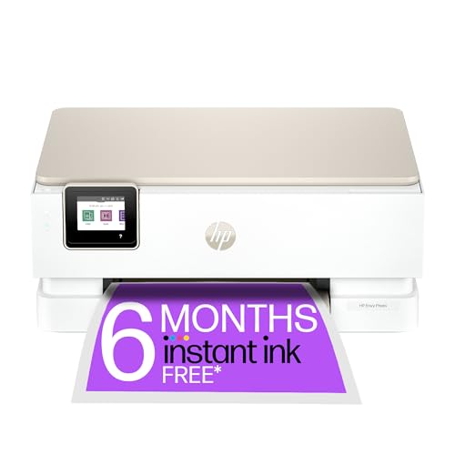 HP Envy Photo 7234 All in One Photo Printer | Wireless | Print Scan & Copy | 6 months free Instant Ink | Dedicated Photo tray | Touchscreen | 2-sided photo printing | Self-healing dual band Wi-Fi