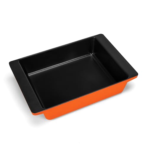 Image of All American 1930 - XL Bake Pan with Ceramic Non-Stick Coating - Saffron - Durable & PFAS Free - Designed to transition from Stovetop to Oven - Made in the USA