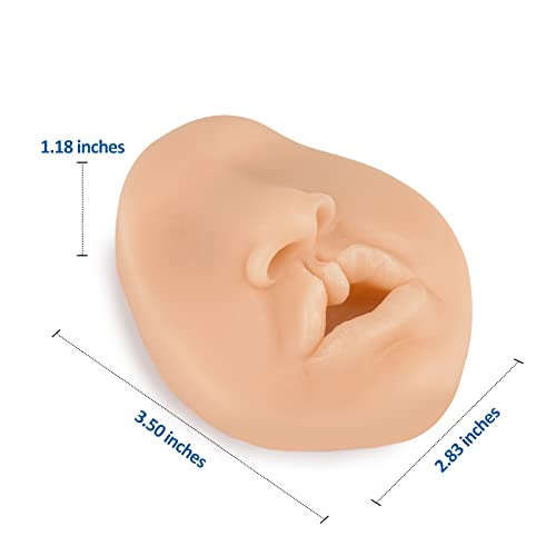 Image of Ultrassist Bilateral Cleft Lip Model, Cleft Lip Suture Training Simulator for Medical Students, Education, Display