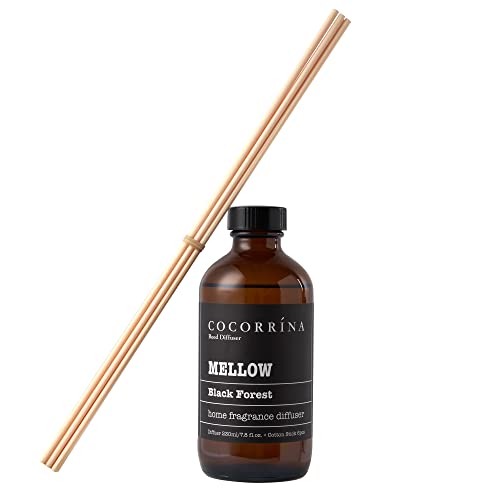 Cocorrína Reed Diffuser Set, 7.8 Oz Black Forest Reed Diffuser Oil Refill For Home, Fragrance Diffuser With Sticks For Living Room, Bathroom Shelf Decor, Valentine's Day Gifts #TOP6
