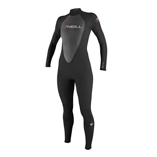 O'Neill Wetsuits Damen Neoprenanzug Reactor 3/2 mm Full Wetsuit, Black, 10