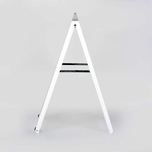 M&T Displays Street SignPro Board, White 24x36 Inch Weatherproof Sandwich Board A-Frame Sidewalk Curb Sign Holder Folding Portable Double Sided Advertising Display for Restaurant Cafe - Thumbnail 4