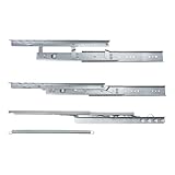 3. Roulements à billes en acier massifs pour un coulissement et une traction en douceur : Les rails de tiroir à fermeture douce sont équipés de roulements à billes en acier massifs pour un coulissement souple et un fonctionnement silencieux, réduisant les bruits de frottement. Convient aux restaurants et aux particuliers.