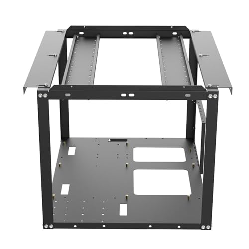 Stackable & Space-Saving: This mining rig frame is stackable, allowing you to maximize your while easily accommodating multiple rigs in a compact setup.