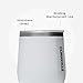 Corkcicle Stemless Wine Tumbler - Keeps Drinks Cold for 6 Hours - Triple-Insulated Stainless Steel - Non-Slip Base - Summer Drinkware Gift - Keeps Drinks Ice Cold - 12 oz - Gloss White