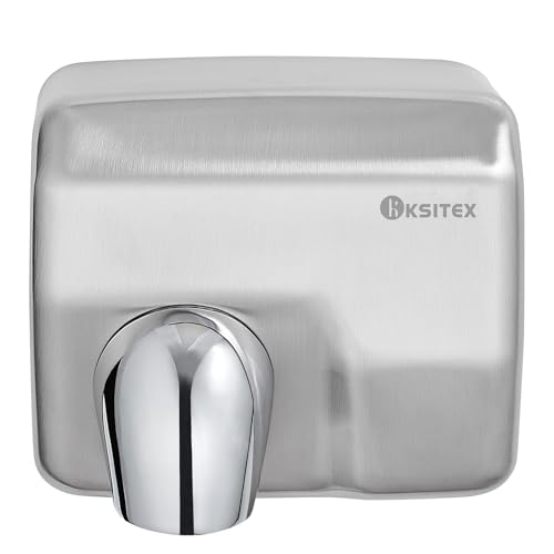 KSITEX Handtrockner Kommerziell, Edelstahl – Schneller Elektrischer Händetrockner wandmontiert, 2300W, Automatischer Sensor, für Toilette, Bad (2300W, Edelstahl)