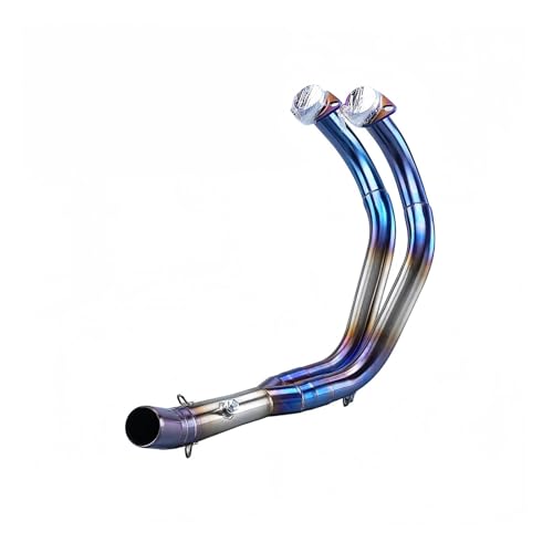 Système d'échappement complet avant moto 51mm finition inox B