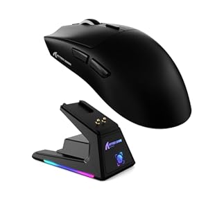 MAMBASNAKE Attack Shark X1 Gaming-Maus mit Ladestation