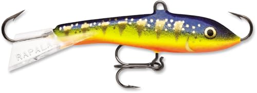 Rapala Jigging Rap 02 Fishing lure, 1.25-Inch, Glow Hot Perch