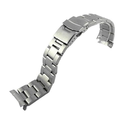 Casio Duro Swordfish MDV-106/MDV-107 �ƌ݊������� - 22mm �����X�e�����X�X�`�[�� �_�C�u�����X�g���b�v �t�@�b�V����(A-silvery 3,22mm no logo)