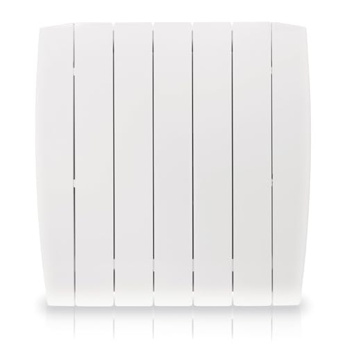 HJM Emisor Térmico Cerámico WiFi Bajo Consumo OPTIMA 750, Programación 24/7, Funciones Ahorro, Turbo Programable, 750W, Blanco