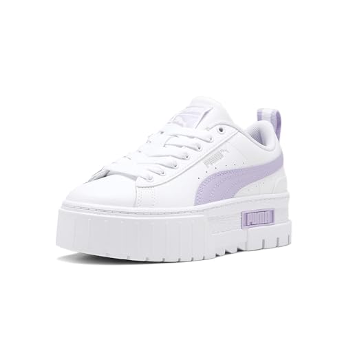 PUMA Kids Girls Mayze Platform Sneakers Shoes Casual - White2