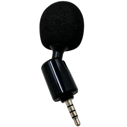 NewTH 3.5mm 4-Pole Microphone, 90° Flexible Adjustment (Black)