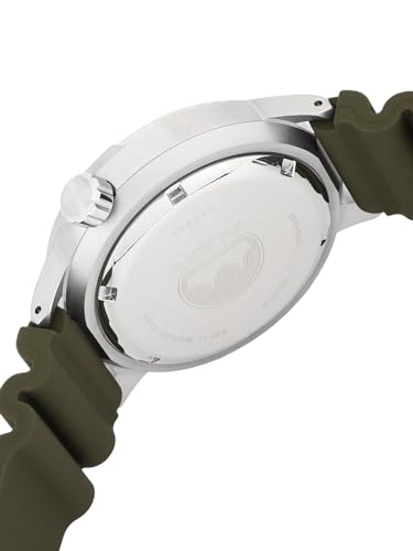 ALBA Silicone Men Analog Wristwatch Al4249X1, Green Dial, Green Band - Image 5