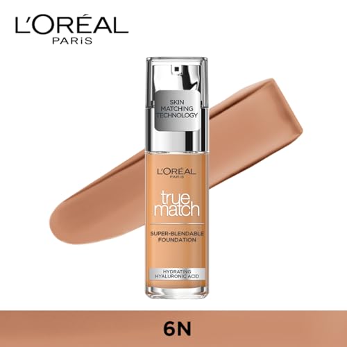 L´Oréal Paris True Match Super Blendable Fond de Teint SPF17 N6 Honey 30 ml