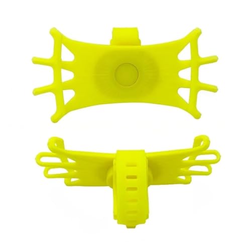 Support téléphone vélo rotatif à 180° élastique et anti-vibrations couleur vert pour GPS