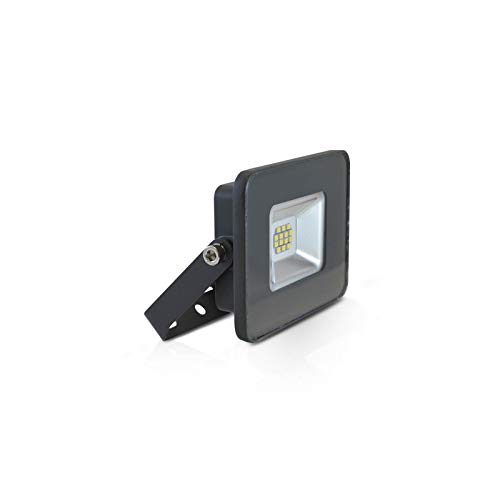 Vision-el - Projecteur LED Plat Gris 10W 4000°K IP65